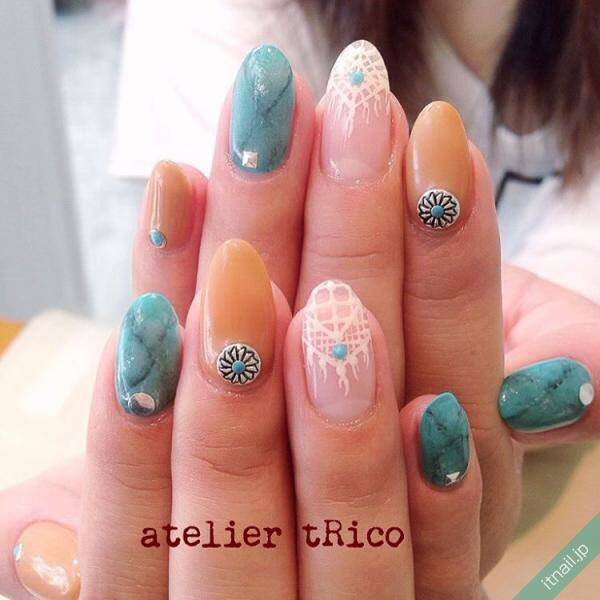 motenails's tweet photo. 🎐今夏は、ターコイズ×🕸クロッシェネイルで💅🏽エスニックに挑戦☝🏽 https://t.co/6HN8b8nFz7