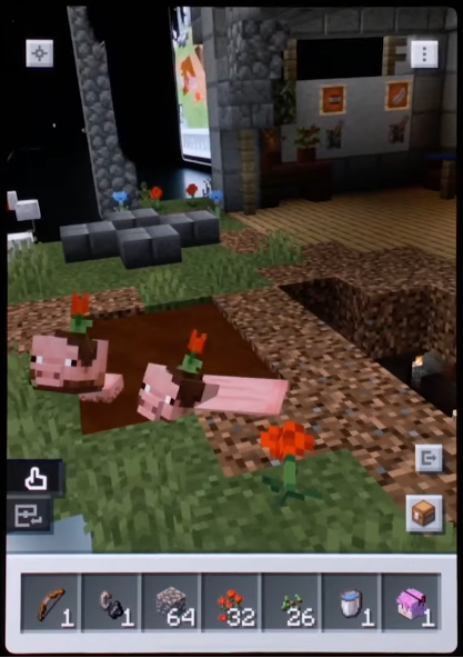 theqmagnet's tweet photo. Finally caught the Minecraft Earth demo. Twitter seems quiet about this. Are we not gonna talk about the mud? #MinecraftMud https://t.co/s7OqfOFqjx
