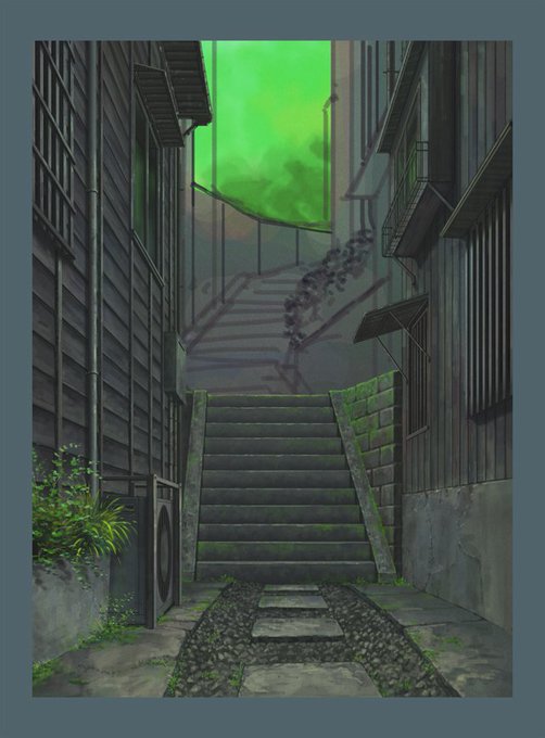 「stone stairs」 illustration images(Latest)