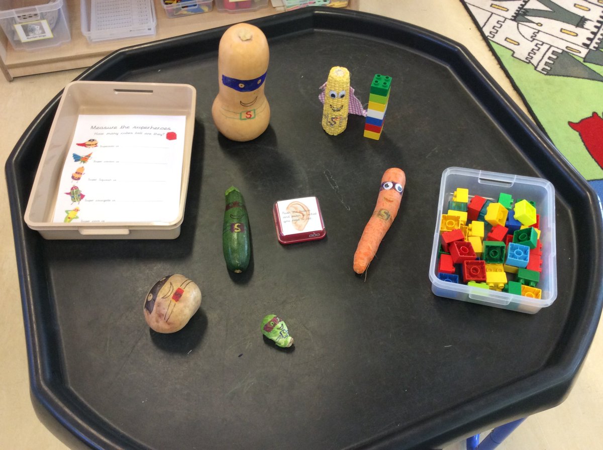 StColumbasCPS's tweet photo. Reception are doing some super maths on superhero day. @csptsa #EYFS #supertato #mathsprovision #makelearningfun https://t.co/DzzZKvLlyJ