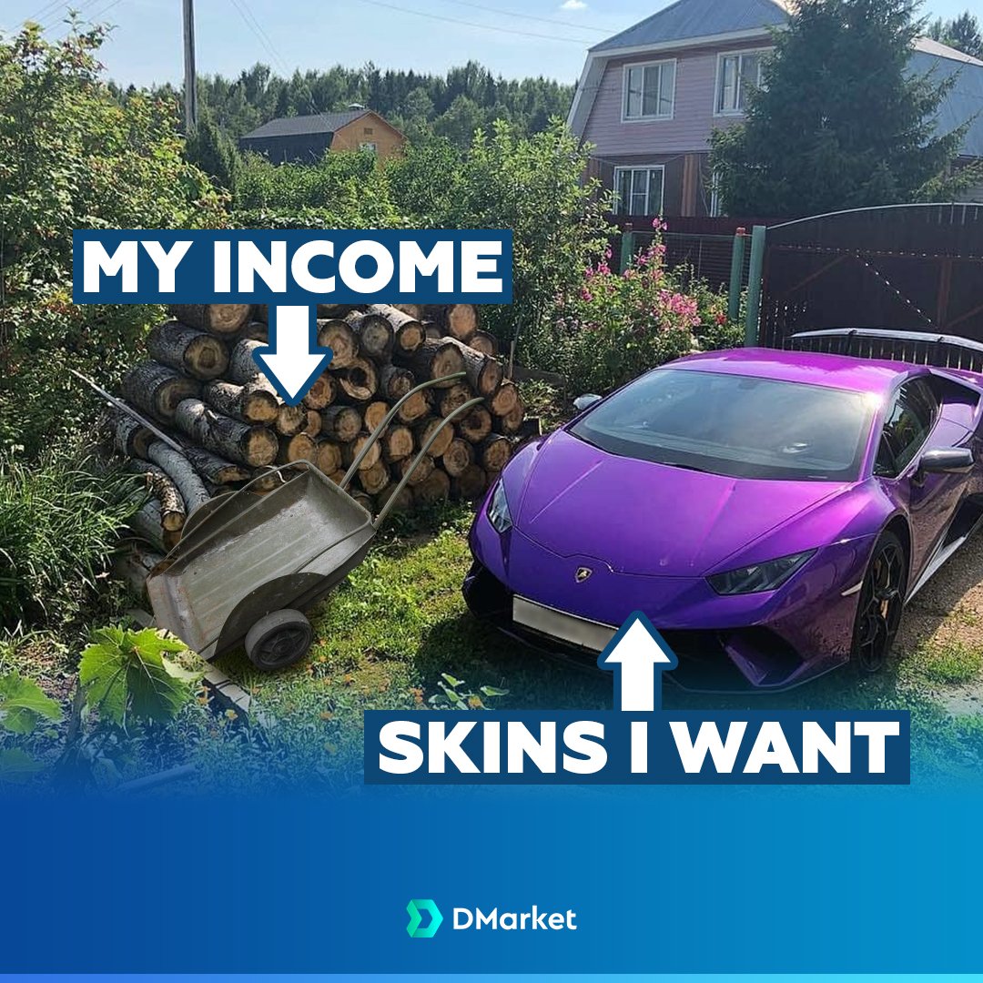 DMarket's tweet photo. Like if you can relate 😂😂😂
Also, check DMarket 'cause skins are up to 35% cheaper there 👉https://t.co/InJ6hF9hX8
#DMarketCSGOMemes #DMarketCSGO #csgo #csgoskins #csgomeme https://t.co/j8GNV7fhE8