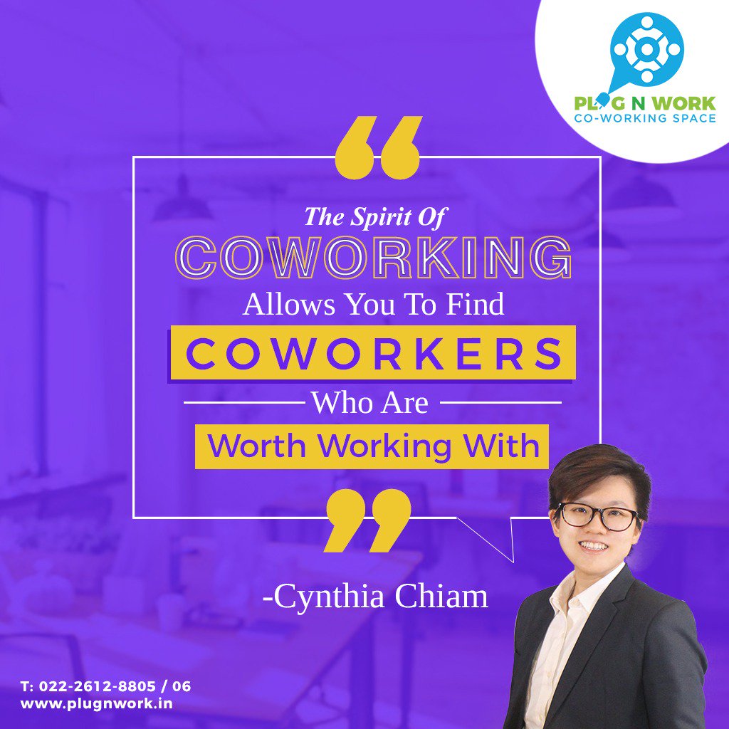 plugnwork's tweet photo. We are keeping the spirit high by connecting you to coworkers worth working with at Plug N Work.

#PlugNWork #DedicatedDesk #CoWorkingSpace #OfficeSpaces https://t.co/c8URRuchSM