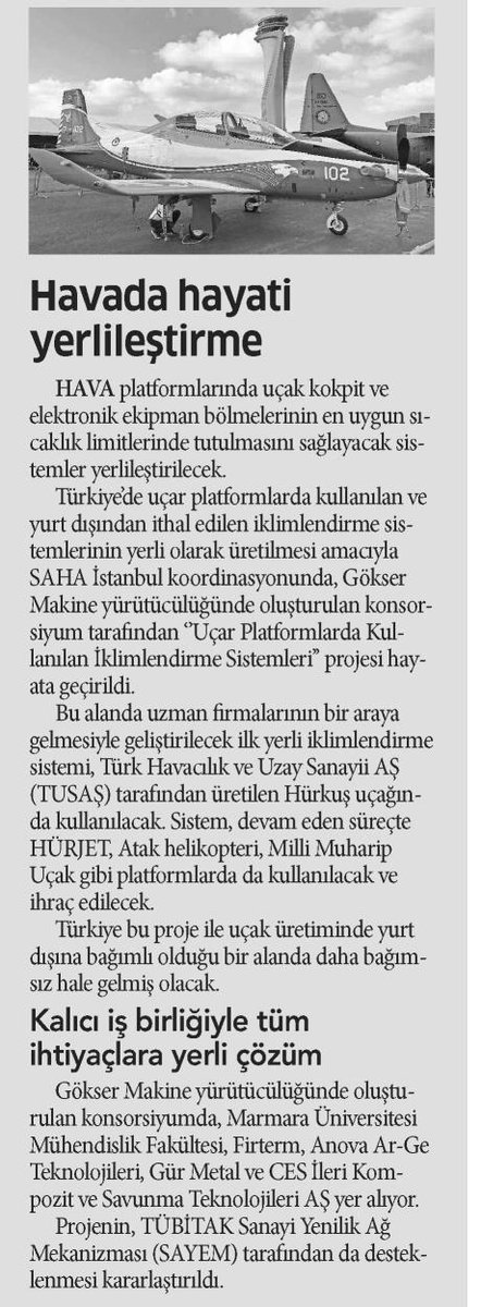 anova_arge's tweet photo. @sahaistanbul İstanbul önderliğinde #idef19 fuarında imzasını atmış olduğumuz, yeni oluşumumuz olan TASECS hakkında çeşitli gazetelerde çıkan haberlerimizin derlemesidir. #tasecs #anova #tusaş #göksermak #friterm #gürmetal #savunma #havacilik #uzay #sahaistanbul #saha https://t.co/1i9pHyjbV6