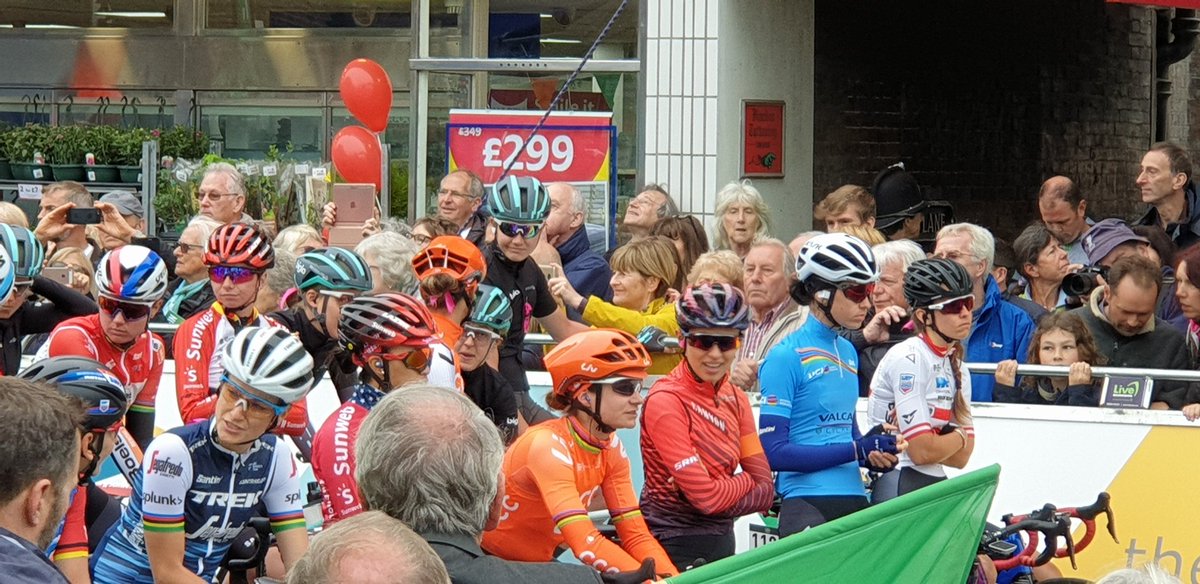 MuskerMcIntyre's tweet photo. We've had the "@OVOEnergy Women's Cycle Tour" kicking off in #Beccles this morning, outside our Musker McIntyre office . This selection of photos was taken by our staff. @TourSeries #OVOTourSeries #Suffolk https://t.co/nIPNMXMmto