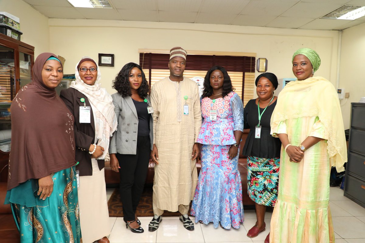 NITDANigeria's tweet photo. Happening LIVE: Official Visit by Nigeria Women in Information Technology, an interest group of @NigeriaComputer, soliciting collaboration in Bridging the Digital Gender Divide and fostering the growth of ICT in Nigeria. @DrIsaPantami, #NITDA19, #NITDA https://t.co/o0UDqVdv4b