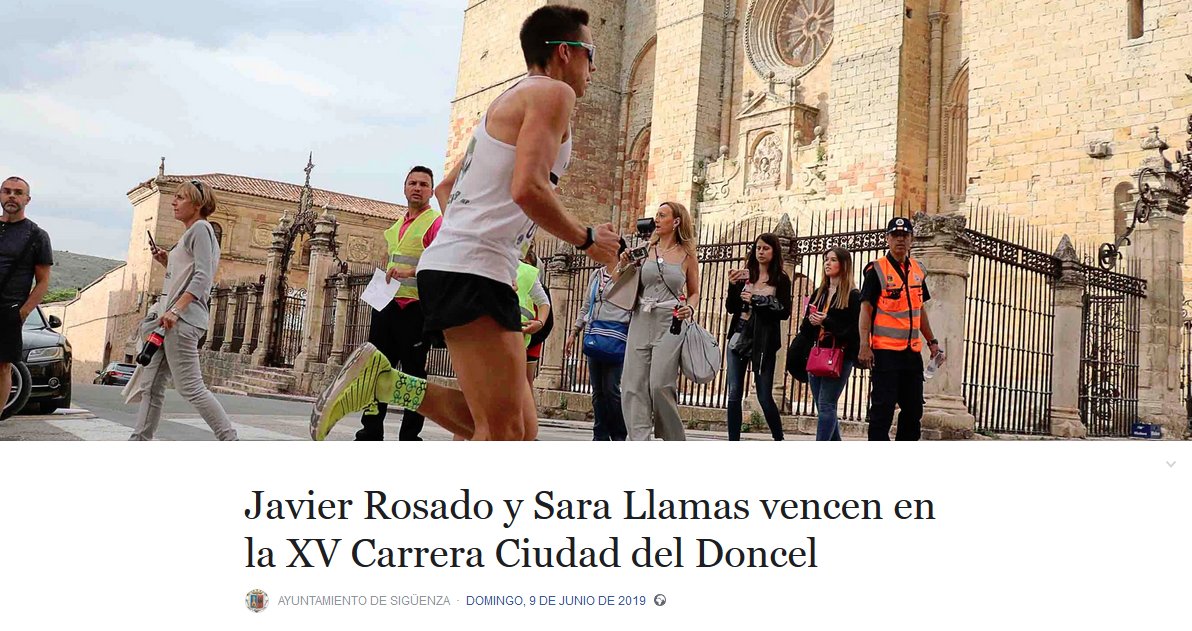 Crónica y fotos del <a href="/AytoSiguenza/">@AytoSiguenza</a> de la XV Carrera Popular Ciudad del Doncel. Pronto subiremos más imágenes de la carrera 📷📷
facebook.com/notes/ayuntami…
