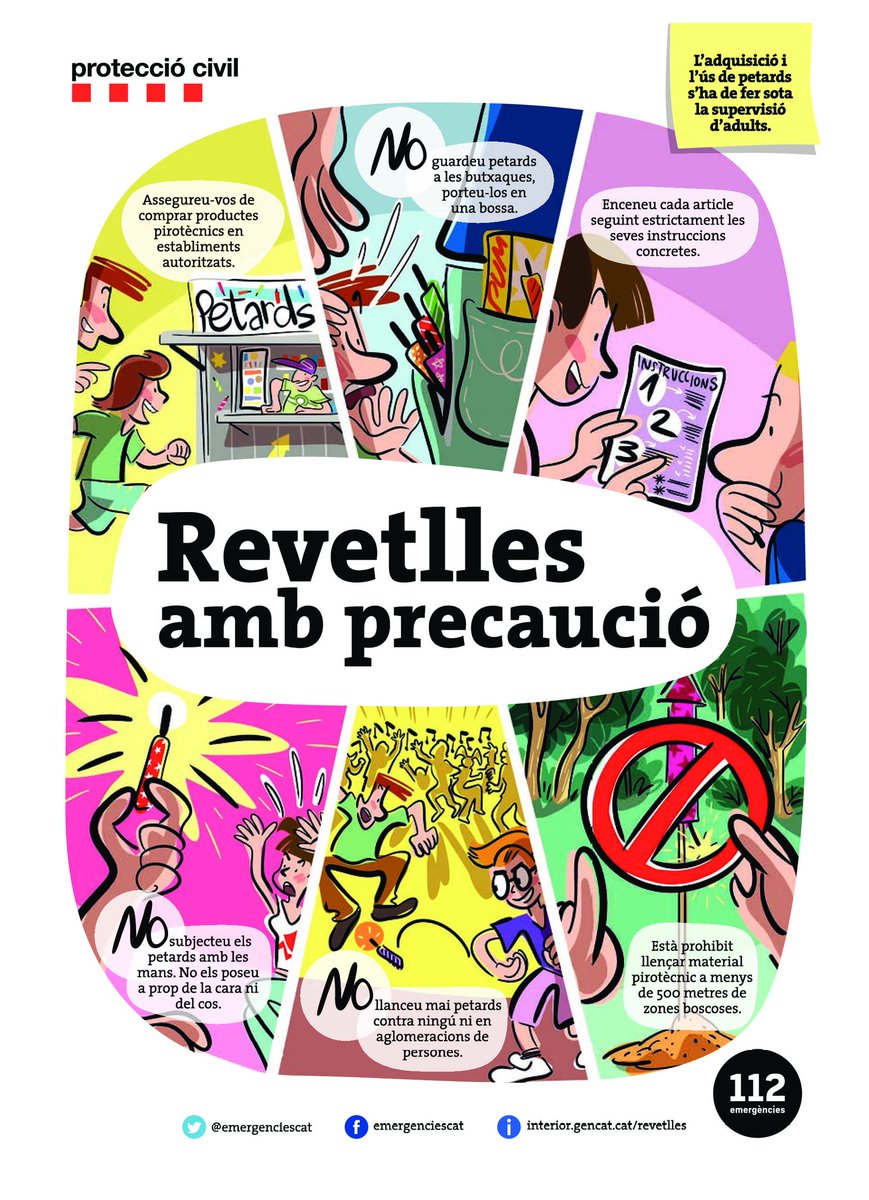 Vva_Barca's tweet photo. Departament d'Interior
Revetlles amb precaució https://t.co/pTHVDmicrF