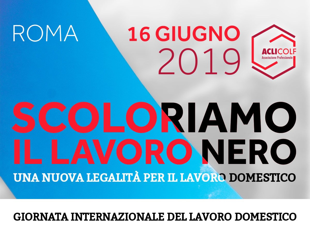 Acli_nazionali's tweet photo. #GiornataLavoroDomestico Il #16giugno prossimo il convegno di #AcliColf "Scoloriamo il lavoro nero. Una nuova legalità per il lavoro domestico" con @borzilidia Giamaica #Puntillo Agnese #Ranghelli @Rob_Rossini5 @Am_Parente Il programma completo ➡️➡️https://t.co/QySFP5TJ2C https://t.co/TZh1DLznaY