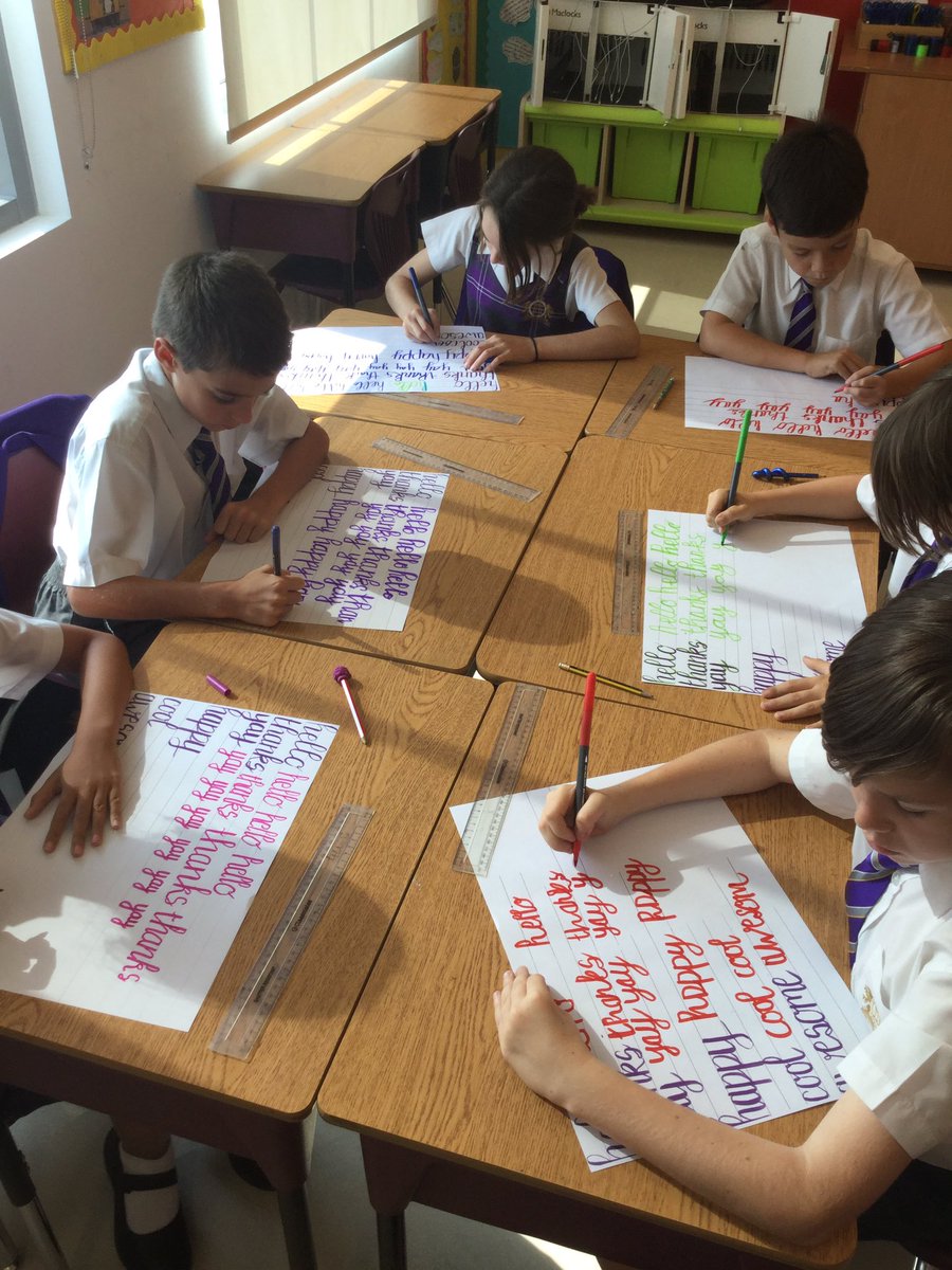 ReptonAB_Year4's tweet photo. So proud of our Year 3/4 Calligraphers! Take a look at their amazing work! @ForemarkeDubai @FMKDXB_ASA #ForemarkeDXBHappiness https://t.co/hgU6DHxBed