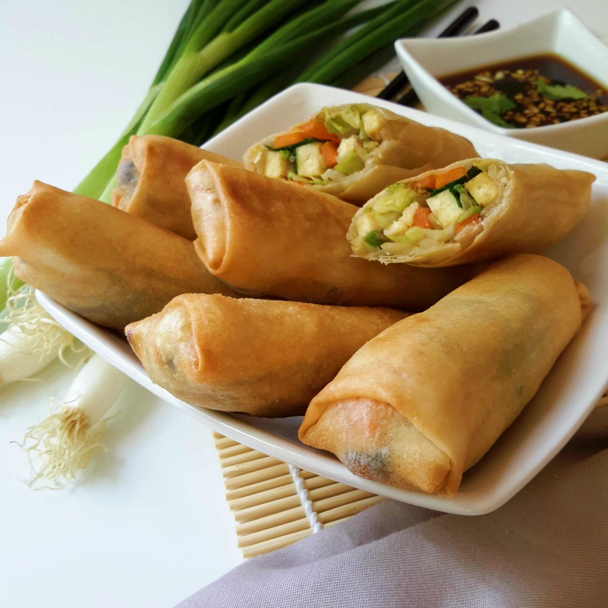 CamilleReporter's tweet photo. Happy National Egg Roll Day! 
#NationalEggRollDay https://t.co/QGZZS6f1oX