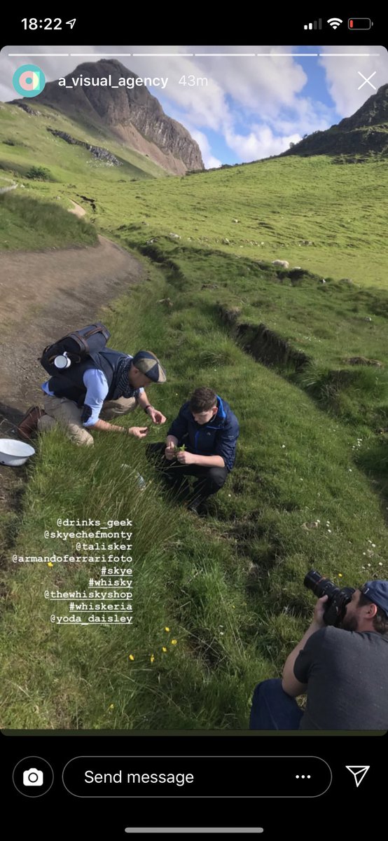 SkyeChefMonty's tweet photo. Foraging for Wild Skye Ingredients with one of the worlds best bartenders and mixologists - Jason Clark.

Photoshoot for Whiskeria magazine today outside @Talisker Distillery and Talisker Bay for @Diageo

#IsleofSkye
#ForagedCocktails
#Foraging
#FreshLocalProduce
#EdinbaneLodge https://t.co/czzsUF8Dyq