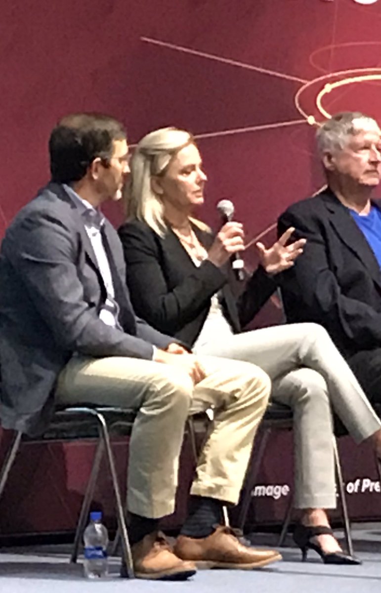 DebHolton's tweet photo. We at @HP are committed to using #3Dprinting in our company and even we had struggles. It takes bottom-up and top-down ownership - Michelle Bockman #RealizeLIVE @ASMEdotorg #AMForum https://t.co/E57t0rYQch