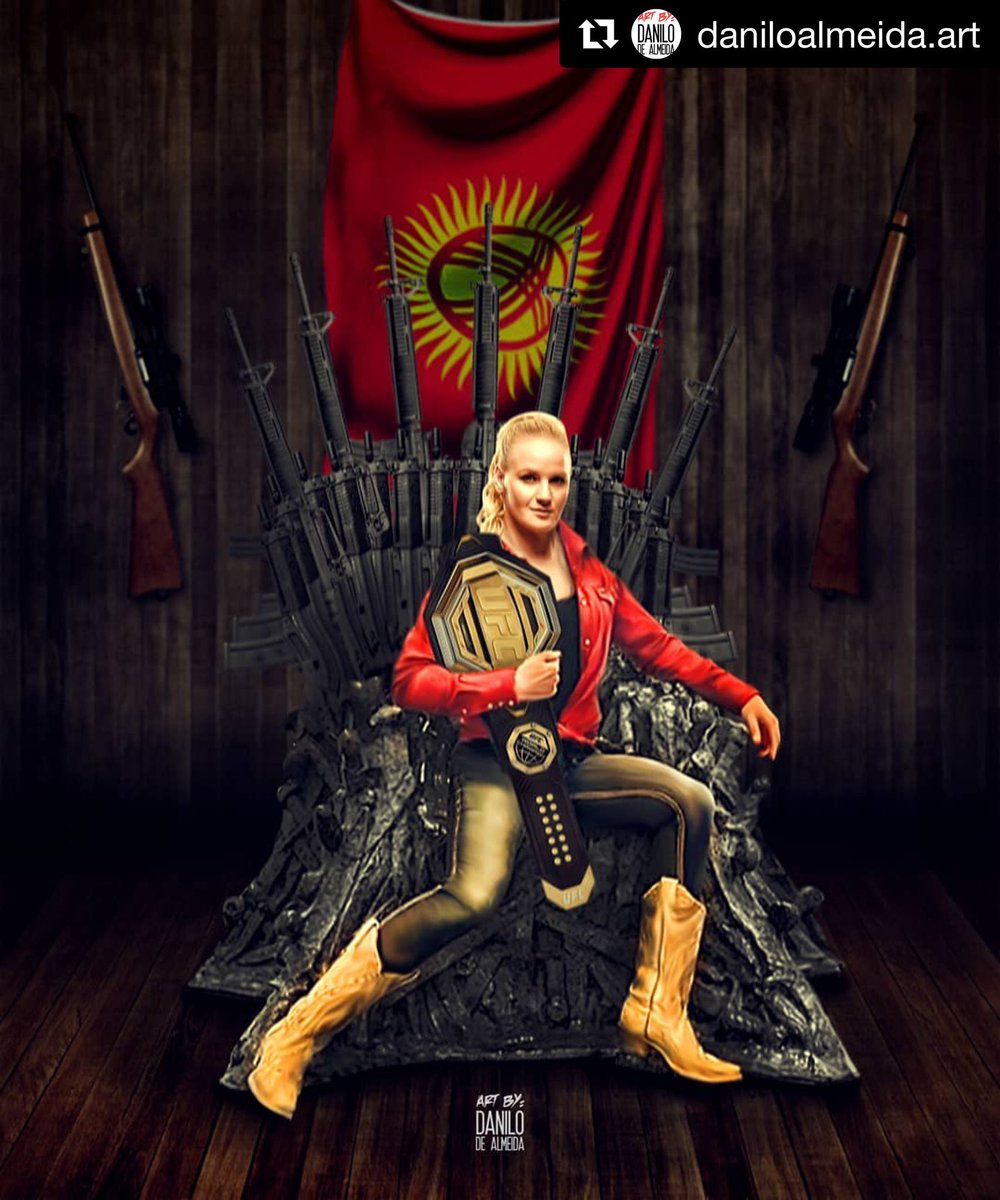 BulletValentina's tweet image. #Repost @daniloalmeida.art with @get_repost
・・・
#andstill The Queen of the Flyweight 👑 @bulletvalentina 
#valentinashevchenko #bulletvalentina #teambullet #ufc #ufc238 #ufcchicago #ufcchampion #muaythai #mma #wmma #mmafeminino #sportsedits #sportsdesign #graphics #gfx