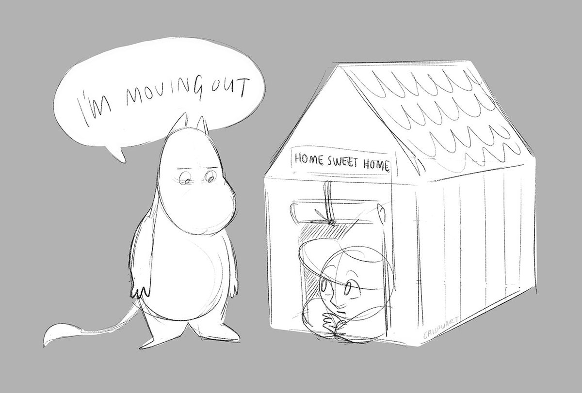 Snufmin week day 1 and 2. Flowers and Home. #springdove #snufmin #moomin  #snufkin #moominvalley #moomintroll #sketch #digitalartwork, image size:1200x811