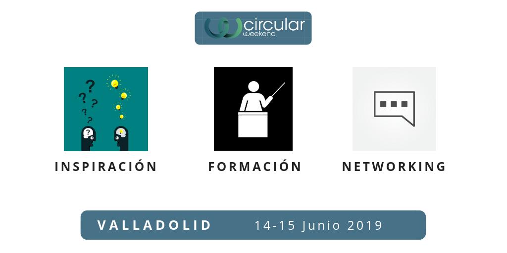 🚀  Recordamos que #CWValladolid es mucho más que un evento. Después habrá talleres presenciales y sesiones de #mentoring. ¡Avanzarás mucho en tu #proyecto de #EconomíaCircular!

circularweekend.org/valladolid-2019