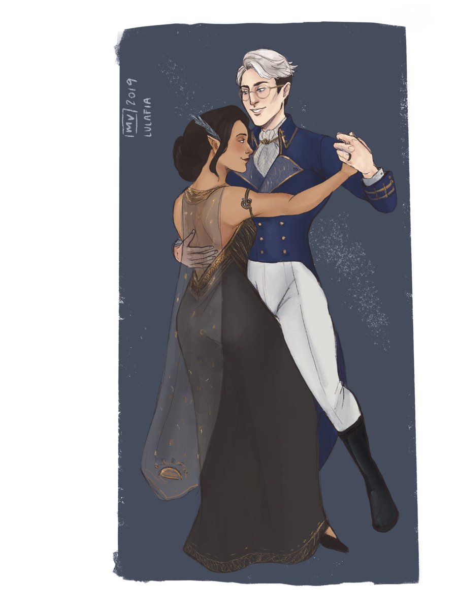 (Just noticed that I haven’t uploaded this here yet.) Have some dancing Percy and Vex. ✨ #criticalrole #criticalrolefanart