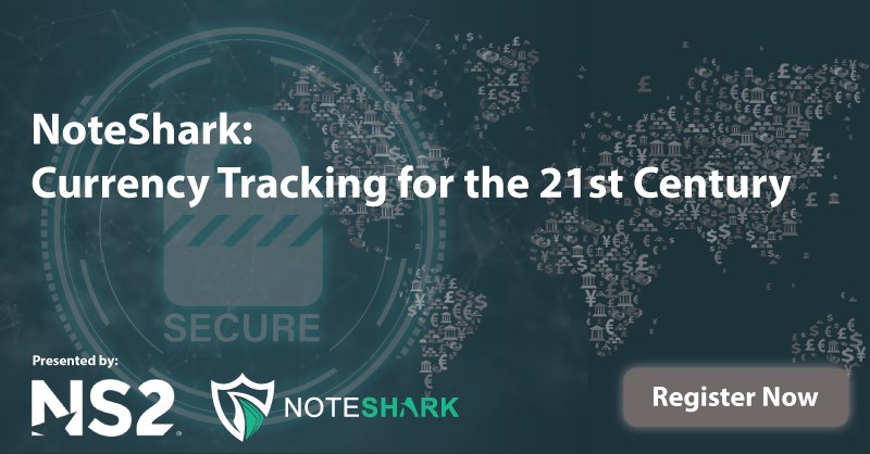 GovEventsGroup's tweet image. [WEBINAR] #NoteShark: Currency Tracking for the 21st Century. Learn how to rapidly extract serial numbers &amp;amp; capture bill images – all with the push of a button. Free webinar | Tue., June 11 | 2pm ET | Register today! &amp;gt;&amp;gt; bit.ly/2YY7TZR @SAPNS2 #Digital #CurrencyTracking