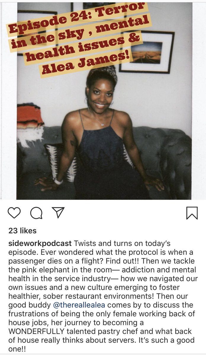 BostonServer's tweet photo. If you’re looking for a podcast to commiserate, laugh and learn tips from @sideworkpodcast is what you need in your life. Their latest episode deals with mental health in the restaurant industry. Give these ladies a listen! #serverwin #serverlife #heresatip #boston https://t.co/0LIvinzc3L