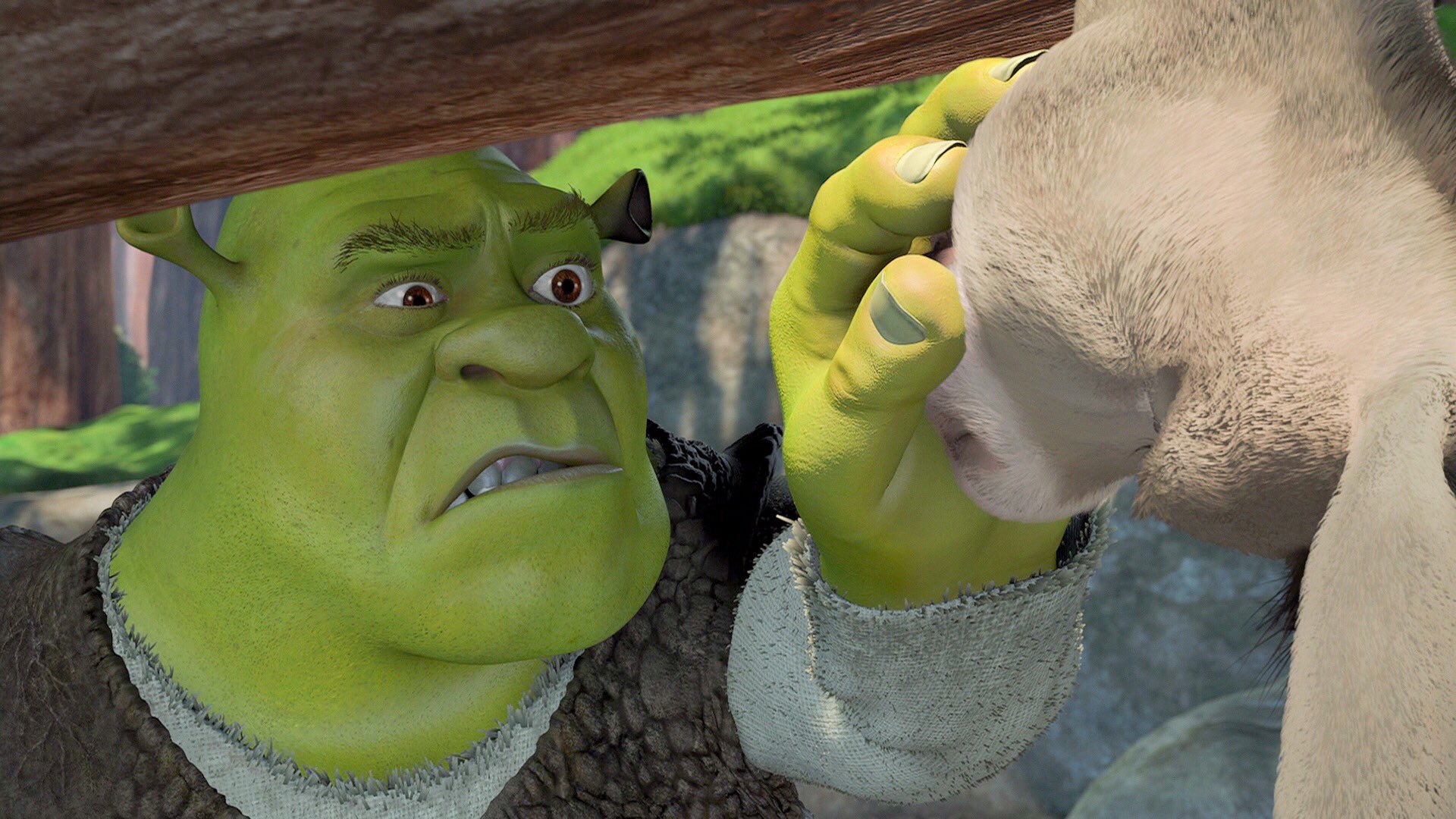 wait what — tvandfilm: SHREK (2001) dir. Vicky Jenson, Andrew