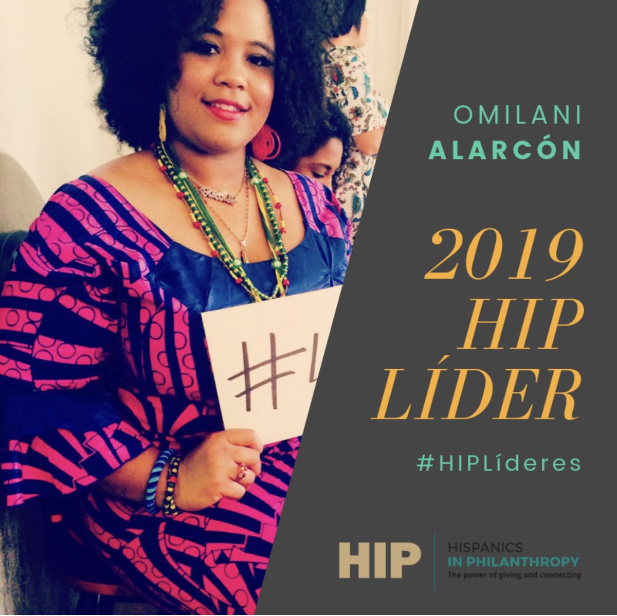 #Latinegras was selected!! 👏🏾👏🏾👏🏾💕 Our people are change makers! We’re excited that Latinegras Founder #OmilaniAlarcón is a 2019 Líderes Fellow with <a href="/BeHIPGive/">Hispanics in Philanthropy</a>! She will join a cohort of Latinx leaders working to transform philanthropy and the wider social sector. #HIPLíderes