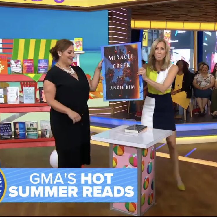 AngieKimWriter's tweet image. 💥💥💥 Is 10 AM too early for a drink? Because MIRACLE CREEK is a Good Morning America Hot Summer Read pick!!!!!! Thank you, @GMA and @jenniferweiner! 🍸🍷🥂 #amdrinking