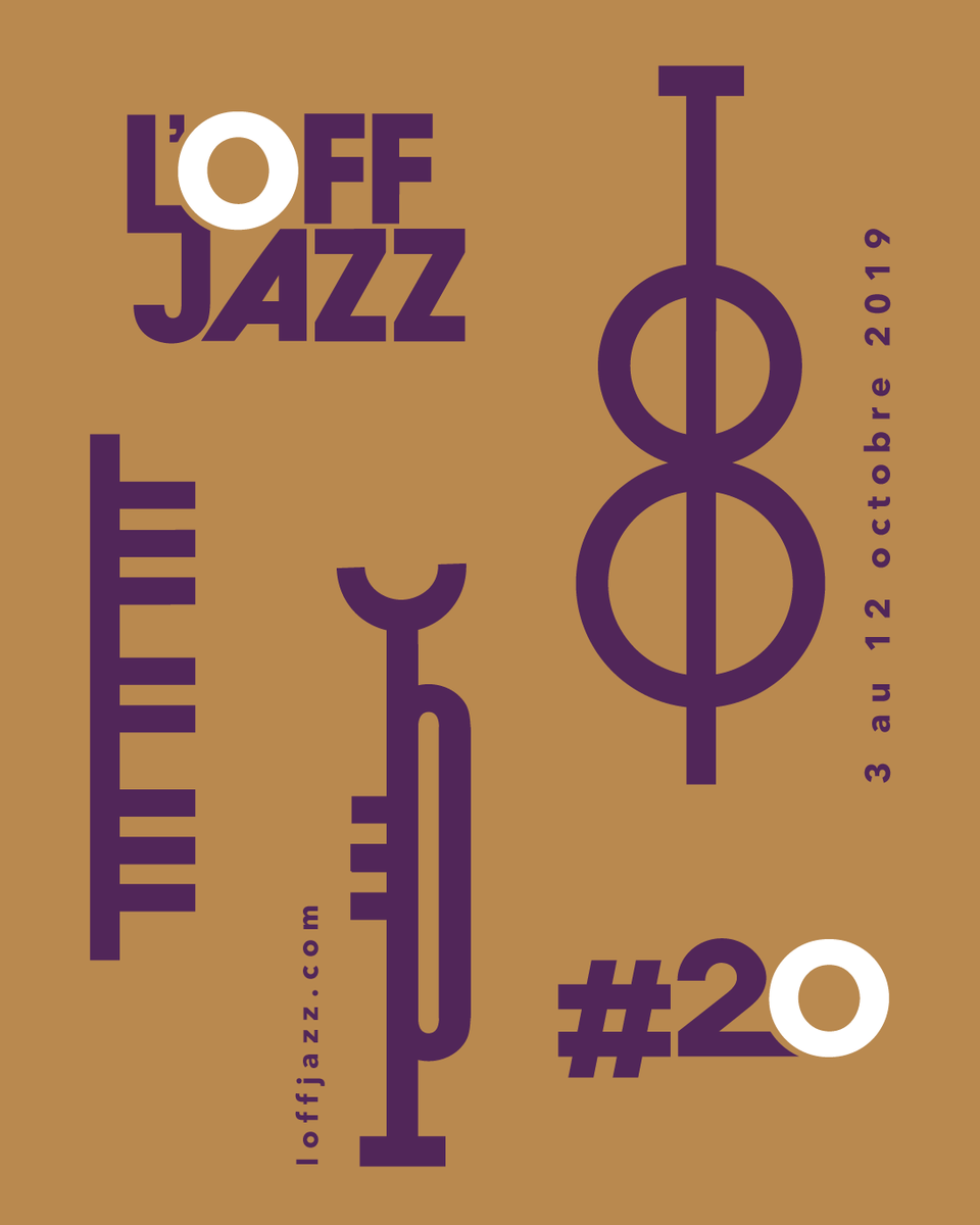 loffjazz_mtl's tweet photo. Nous sommes heureux de pouvoir vous dévoiler notre nouveau visuel pour la 20e édition de l’OFF Jazz ! Qu’en pensez-vous ?😎🎷
Le festival aura lieu du 3 au 12 octobre 2019 dans plusieurs salles à Montréal
#offjazz #anniversaire #jazz #montreal #montrealjazzfest https://t.co/5pkRVPtecz