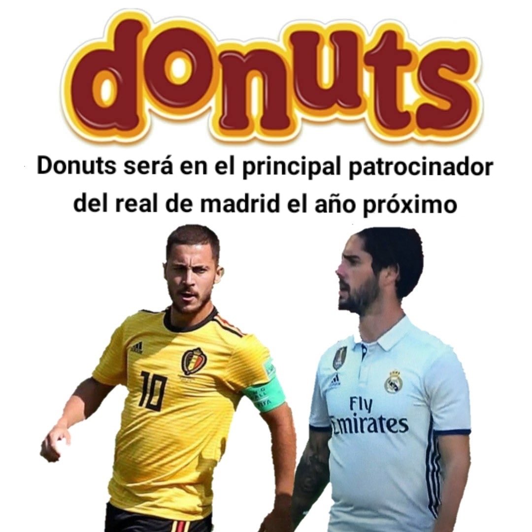 cristobalsoria's tweet image. Para que luego no digáis que soy antinoseque o antinosecuanto...quiero felicitar a Donuts por ser el sponsor principal del real de madrid para el próximo año... 😜
