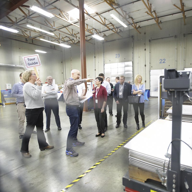 PX_Summit's tweet photo. If you missed the tour of the largest Digital Production Center for packaging and display, contact @BoxMakerInc to schedule a tour for your brand.

#PXS19
#DigitalPrint https://t.co/QFxTy4raVA