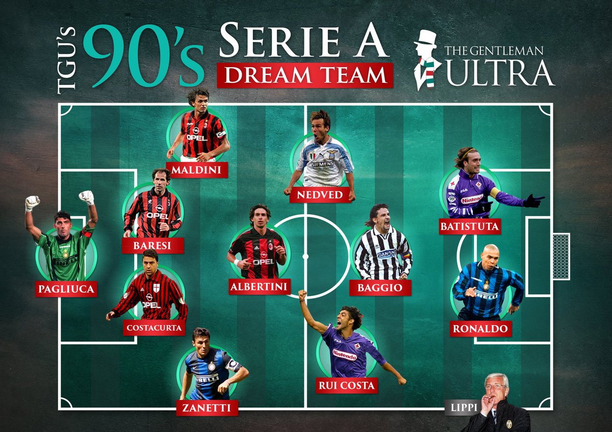 GentlemanUltra's tweet photo. 🚨 THREAD: TGU's #SerieA team of the 1980s 

After our Serie A team of the 90s caused mayhem on our TL (see below), we've decided to put our necks on the line again. This week, we will run polls to decide our 80s dream team 🇮🇹⚽️. 

Your votes 🗳️ decide who makes the cut! #TGU80s https://t.co/sVoM6fhK1X