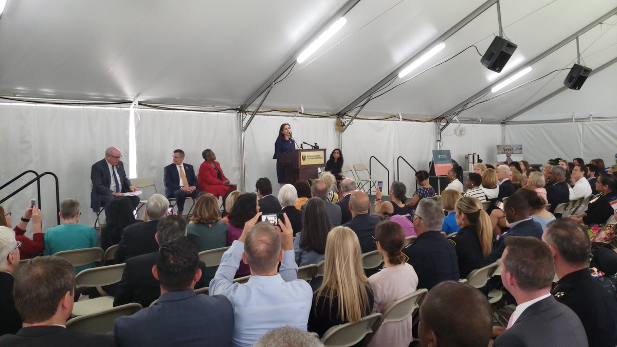 Dr. <a href="/ChanaSacks/">Chana Sacks</a>, co-founder of the Mass General Center for #GunViolence Prevention, speaks at the Center's launch event today at #MGH <a href="/MassGeneralNews/">MassGeneral News</a> #ThisIsOurLane