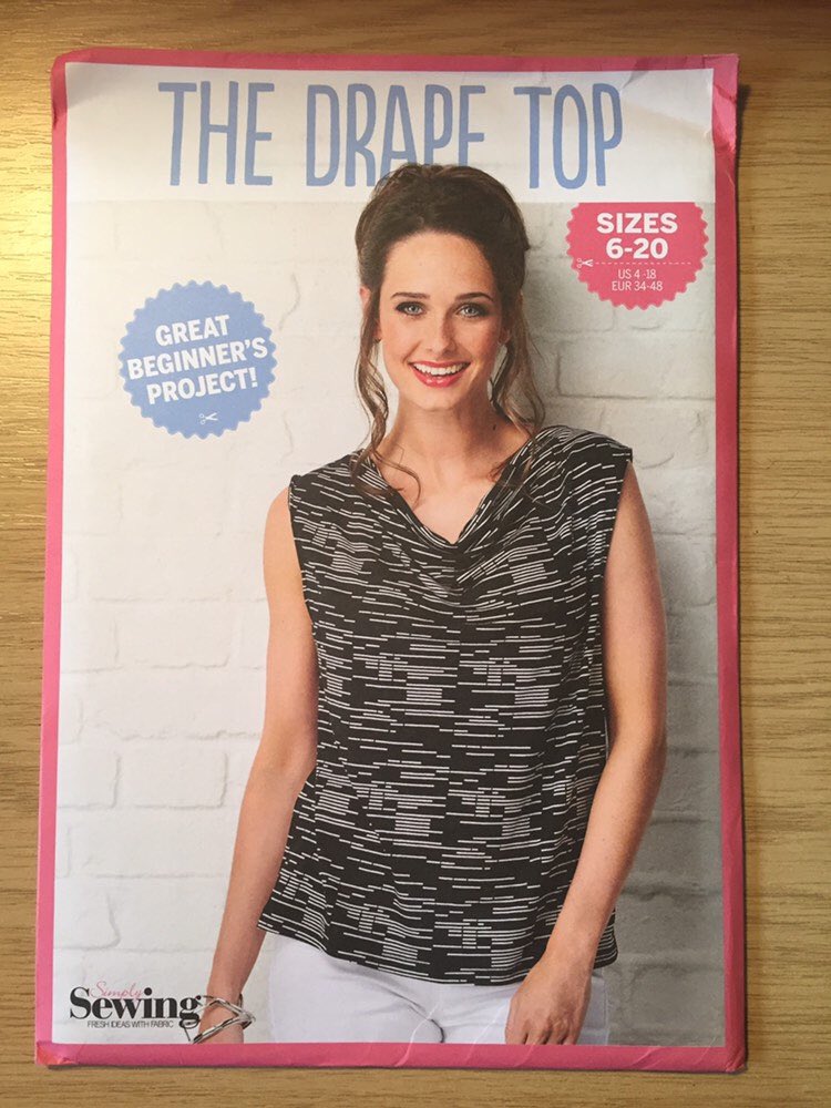 WatsonsVintage's tweet image. Excited to share this item from my #etsy shop: Uncut Simply Sewing Sewing Pattern 'The Drape Top' - A Great Beginner's Pattern- Sizes 6-20 #BeginnerProject #Uncut #SewingPattern #TheDrapeTop etsy.me/2IuOXv3