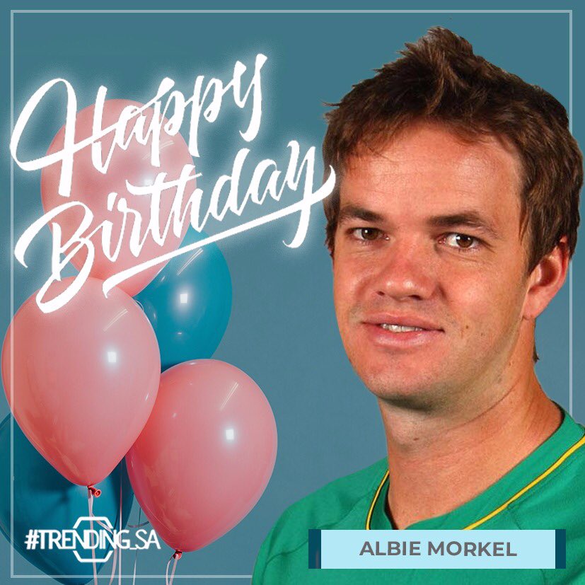 Happy birthday Albie Morkel       