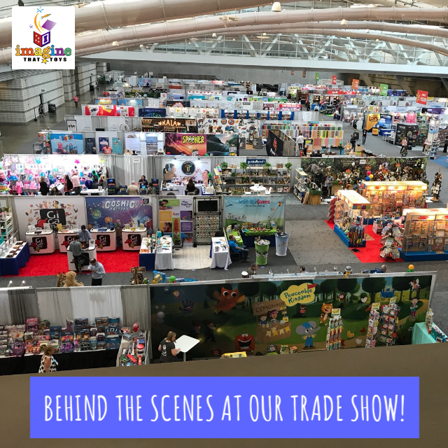 ImagineThatKS's tweet photo. Here is a behind the scene picture of the trade show where Gwen is buying for the holiday season!! #morethanatoyshow #astramighty #astratoy #imaginethattoys https://t.co/91VX3I0R3L