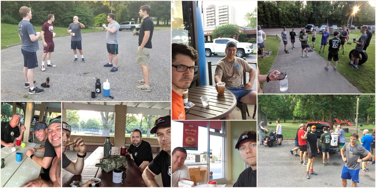 68% #f3tention for #2F #coffeeteria

2 from <a href="/F3TheBarracks/">F3 The Barracks</a> at <a href="/UglyMugMemphis/">Ugly Mug Coffee</a>
8 at <a href="/F3Berm/">The Bermuda Triangle - F3</a>
3 at @F3_Cockpit_Mill
2 from <a href="/F3Levee/">F3Levee</a> at <a href="/LeveeCreamery/">Levee Coffee & Creamery</a>
2 from <a href="/F3Morg/">The Morg - F3</a> at <a href="/KrispyKreme/">Krispy Kreme</a>
10 at <a href="/F3TheOldForest/">F3 The Old Forest</a> 
14 at Riverdale Park
3 in Destin

44/65 total PAX

#F3counts #2ndFcountstoo