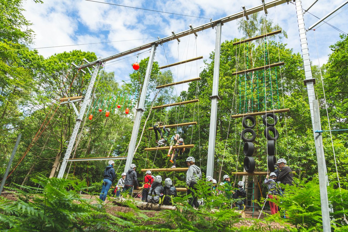 Thrilled that Elmbridge Mayor <a href="/MarySheldon9/">Mary Sheldon</a> visited us to open our fabulous new High Ropes Course.  A brilliant activity to help young people develop self-confidence, improve physical and mental health and emotional wellbeing.  Special thanks to @CFSurrey #outdoorlife #GetActive