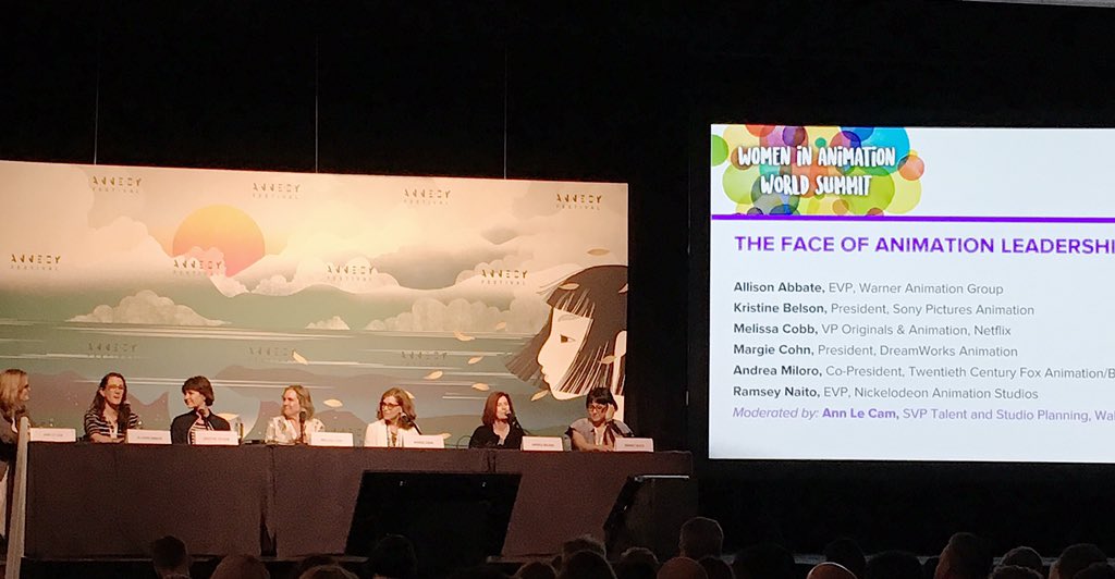 dreamworksjobs's tweet photo. Phenomenal representation of female leaders across multiple Animation studios including our very own, Margie Cohn, President of @DWAnimation 👏🏽
@wia_animation #WomeninAnimationWorldSummit #animation #femaleleaders #representation @annecyfestival #DreamWorksatAnnecy https://t.co/kRHp5D1fps