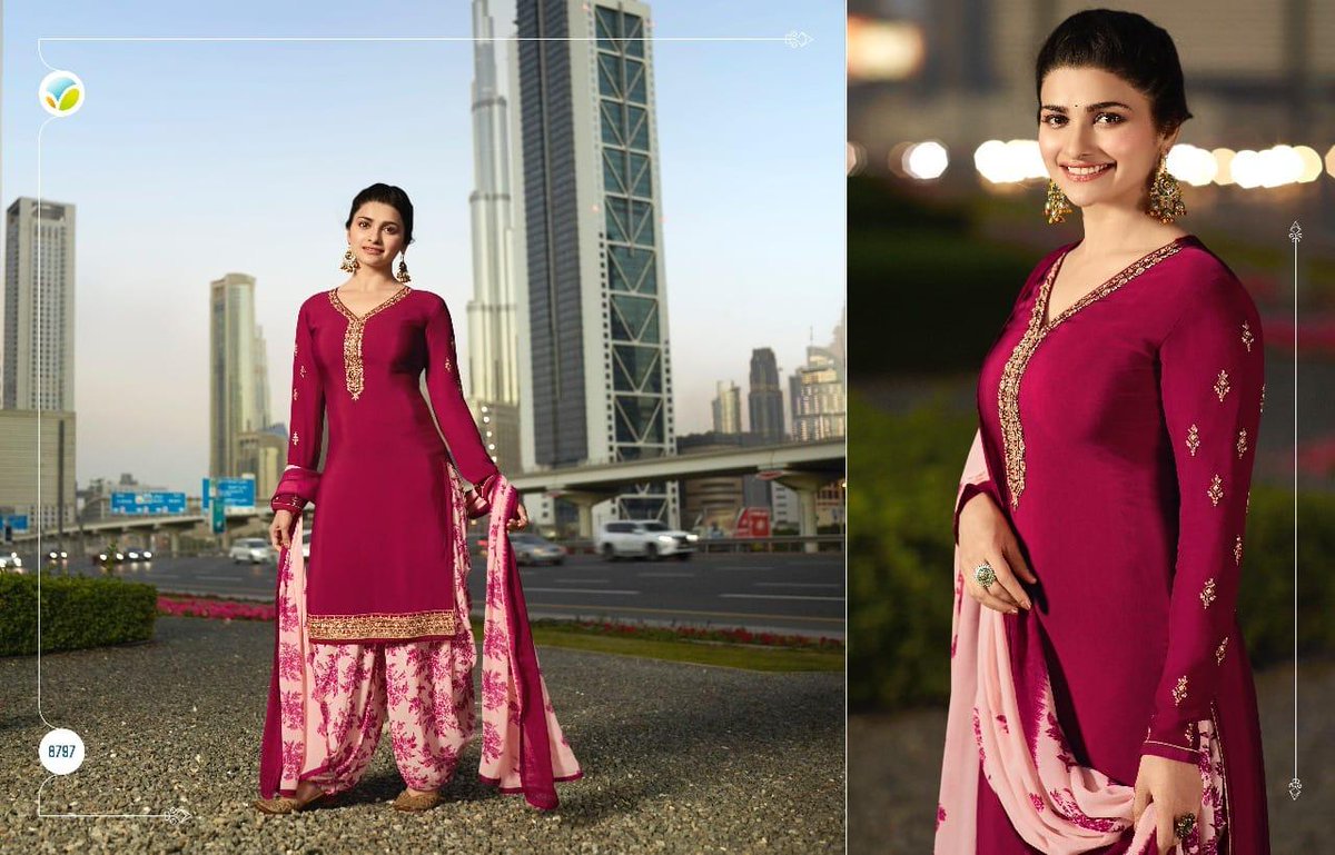aistrocart's tweet photo. Silkina 20nx
A perfect #silkfeeling from these #crepefabric #straightsuits with #embroiderywork from #vinayfashion. Prsented by #bollywoodactress and #hotmodel #prachidesai
Shop Now on https://t.co/GnkrnfroFd
Or make an inquiry on #whatsapp no +91-9773-417-972 https://t.co/a4TXfyBWa1