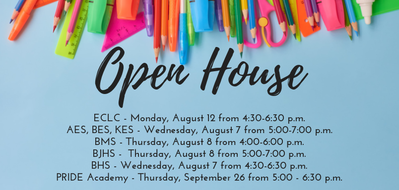 BrenhamISD's tweet photo. Brenham ISD is already planning for the 2019-2020 school year! Mark your calendars for our campus open house events! #IChooseBrenham #FirstDayCub https://t.co/aMRogT5mMN https://t.co/9lSSqhqIa4