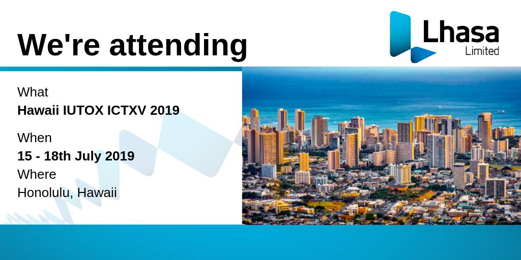 LhasaLimited's tweet image. We&apos;re pleased to be attending the #IUTOX #ICTXV next month in Hawaii. Look out for the Sales team at booth 301. We&apos;ll also have a poster in the #AlternativestoAnimalModels session. Find out more: 
ow.ly/qKWI50ux2Pi