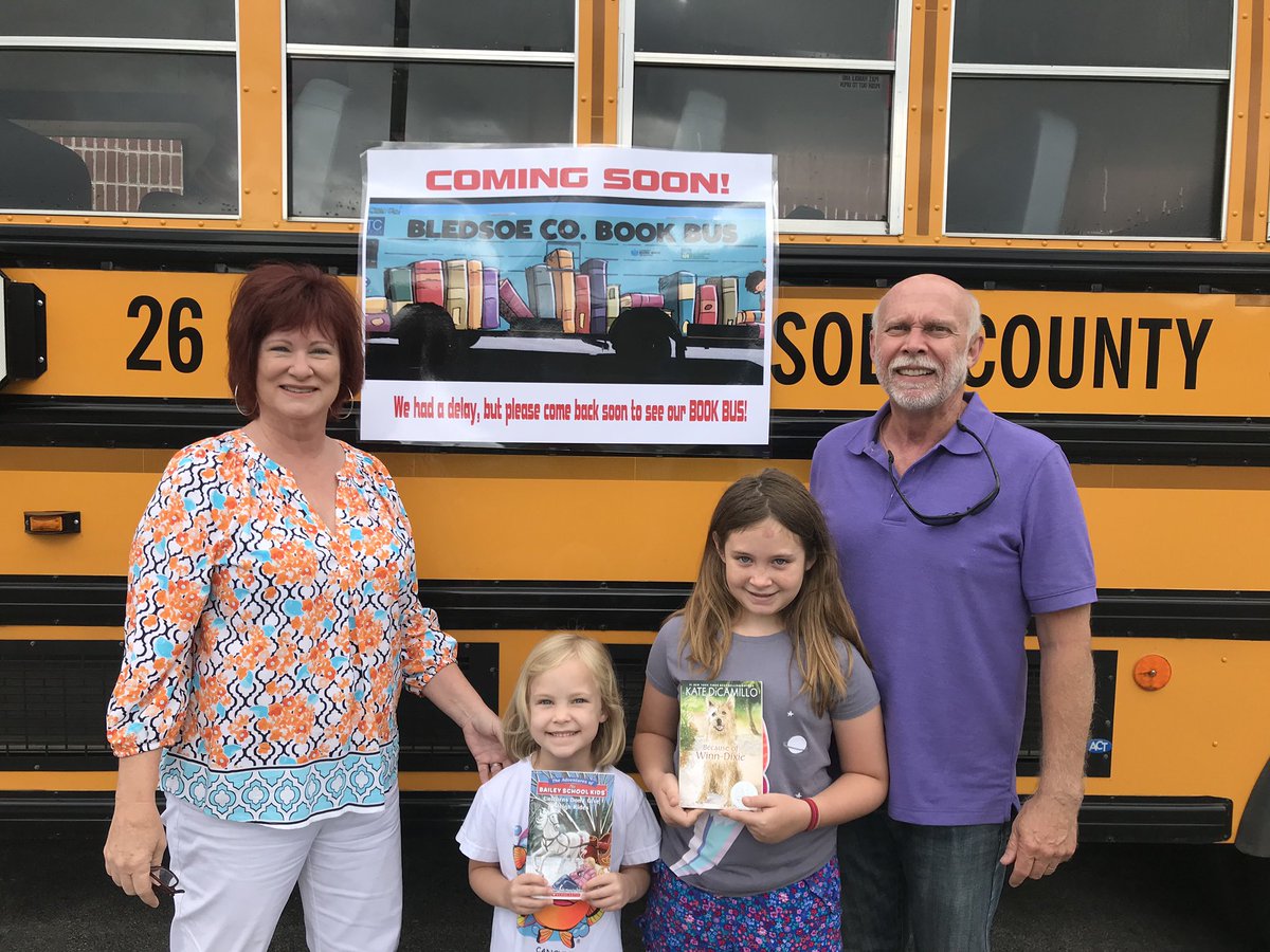 The Book Bus (actually it’s a sub bus 🚌) is at Pikeville Elementary until 11 today! Lots of books! Bring your children by. Tomorrow the bus will be at Wheeler Elementary, 8-11 AM.