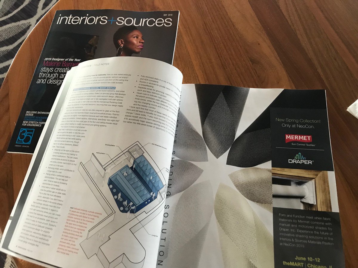 DraperInc's tweet photo. Stop by the @InteriorsSource #MaterialsPavilion at #NeoCon2019 to learn about advances in solar control from @DraperInc and @MermetUSA https://t.co/2rfNesm0uz