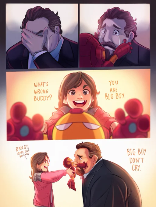 ?「 C H E E S E B U R G E R S 」?
Pt. 2/2
______________________
Comic illustration :@CuddlyVeedles 
Based on screenplay and Character : @MarvelStudios 
#AvengersEndgame #MarvelStudios #Avengers #Marvel #RobertDowneyJr #Morganstark #HappyHogan #HoganMorgan #JonFavreau #Disney 