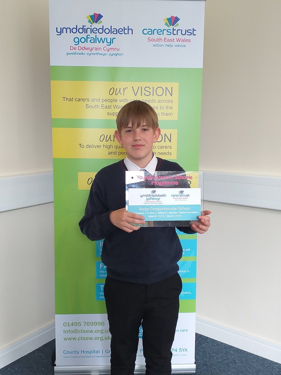 RcsWellbeing's tweet photo. Incredibly proud to receive the Young Carers award for 'Beyond Basics' @radyrcs from @carerstrustsew
We work hard to identify and support our young carers in school and are very proud of every single one of them.
#youngcarersweek https://t.co/zisF1EcKDp
