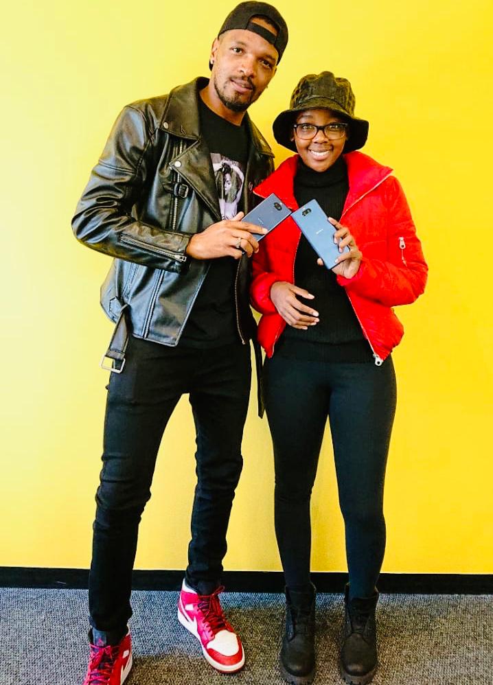 Shining star and Sony fan <a href="/ThusoMbedu/">тнU§σ Mвє∂u</a> leaves for Hollywood soon! #SonyMobileAmbassador @Dopezuluboi joined the team to celebrate her achievement just in time as she jets off to go #PushTheBoundaries 
#XperiaZA #HelloSonyZA #HelloHollywood