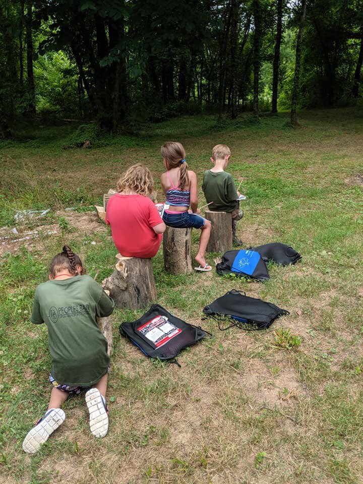 julia_bevis's tweet photo. Wayne County R2BR Summer Camps are studying about animal habitats and biomes. We spent a day in the field last week in the freshwater biome. So much reading, writing and learning!! #R2BR is important to our community! This program NEEDS to be funded. @SchwinnTeach @TNedu https://t.co/AptTcPEFpS