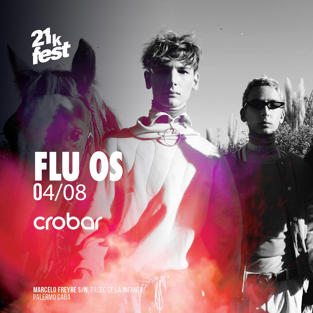 21kFest's tweet photo. #21KFest - Meet the artists!
Meet #FLUOS
> Los hermanos Ángelo y Benicio Mutti Spinetta conforman el dúo de trap hardcore y rap FLU OS.
> FLU OS estará en el escenario de 21KFest, un show artístico e inmersivo inspirado en el universo del running.
Tickets available soon! https://t.co/nnbisATVkr