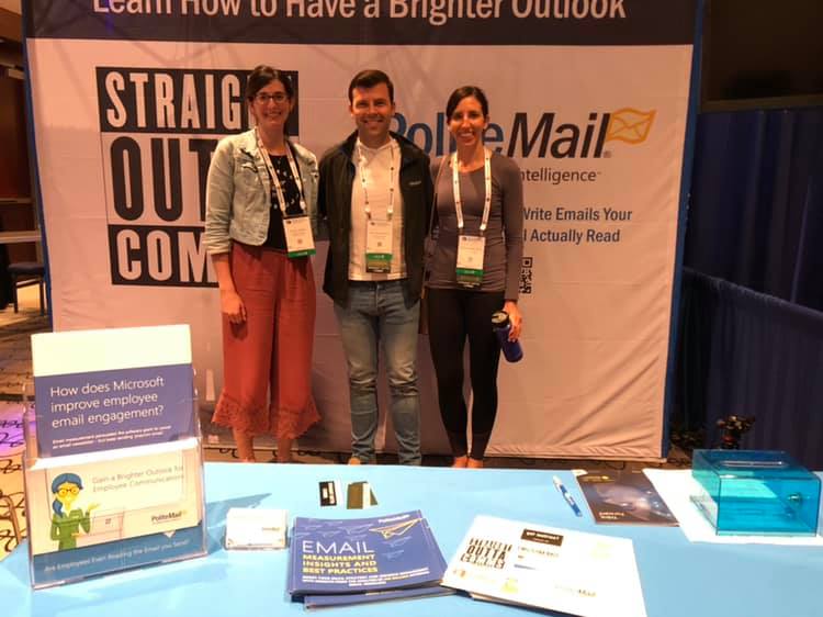 PoliteMail's tweet photo. Today! Come visit us at booth #5 - check out our fun photo booth and learn more about PoliteMail. #iabc19 #straightouttacomms — at Hyatt Regency Vancouver https://t.co/qxOqk3anoh