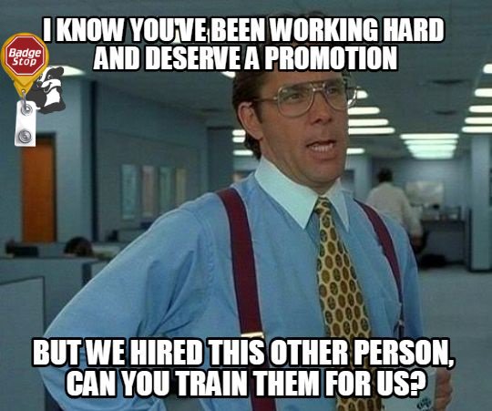 BadgeStop's tweet image. The ol's slap in the face.  The job you should've got goes to someone (possibly less qualified) else.  Badgestop.com

#BadgeStop #badgeclips #professional #workstyle #beyourbest #workhacks #standout #nurse #pharmacist #pharmacytech #MD #BadgeStop #worldclass #funatwork