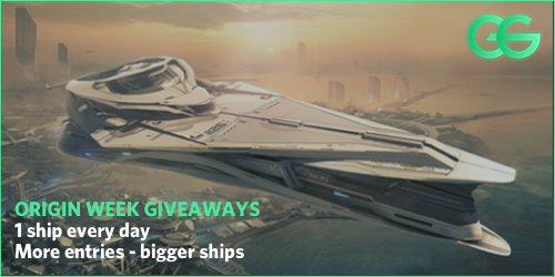 Mr_Hasgaha's tweet photo. For #StarCitizen's #OriginCelebration week, @gameglassgg is giving away 1 Origin Jumpworks ship EVERY DAY. 

4 more days worth of prizes.

The more entries they get, the bigger the ship they give away.

➡️ENTER: https://t.co/DA3XnVE28v
#giveaway #contest https://t.co/myeX98u9gU