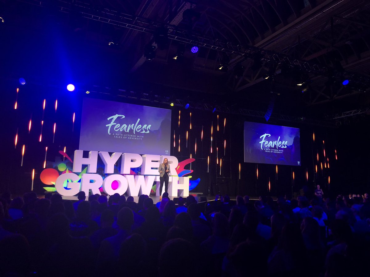 D_Sieber's tweet photo. Excited to be at #HYPERGROWTH19!  @saykay speaking on what matters when leading your teams through change! https://t.co/6rtY7aVN3d